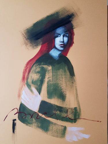 GIALLO 6 by Rossana Borzelli, 종이 for Sale on Singulart