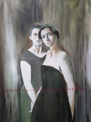 YOU HAVE MANY FIGURES van Rossana Borzelli, Schilderij te koop op Singulart