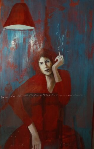 THE NOISE OF MY THOUGHTS van Rossana Borzelli, Schilderij te koop op Singulart