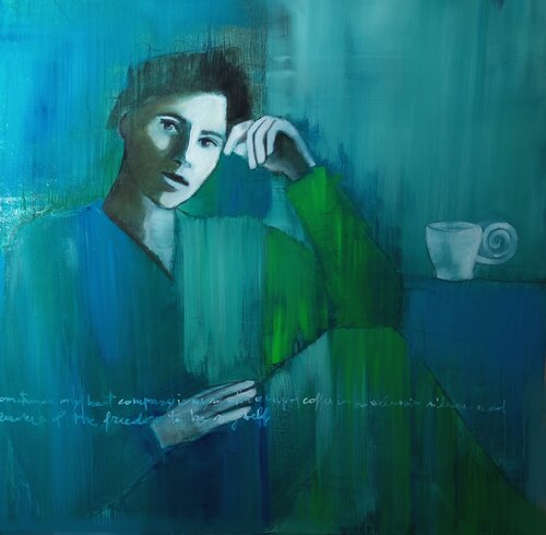SOMETIMES van Rossana Borzelli, Schilderij te koop op Singulart