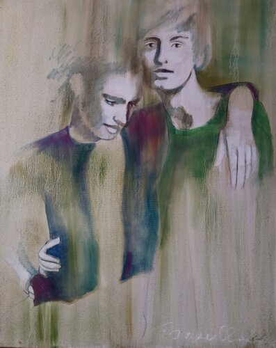 INSIEME A TE van Rossana Borzelli, Schilderij te koop op Singulart