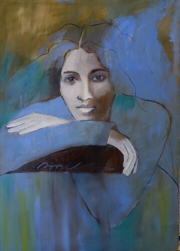 IN ATTESA van Rossana Borzelli, Schilderij te koop op Singulart