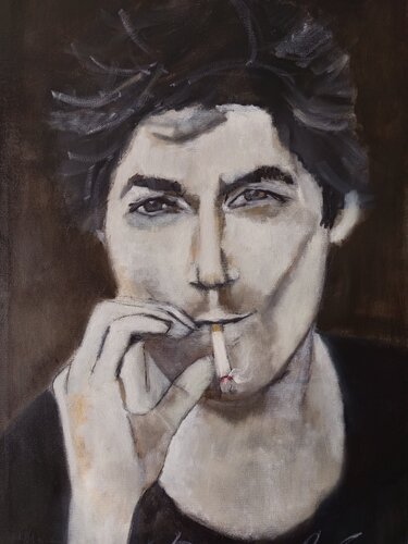 NEL NERO van Rossana Borzelli, Schilderij te koop op Singulart