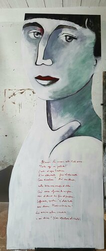 ANNA ACHMATOVA par Rossana Borzelli, Autres supports en vente sur Singulart