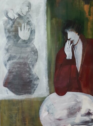 COLAZIONE DA BABETTE van Rossana Borzelli, Schilderij te koop op Singulart