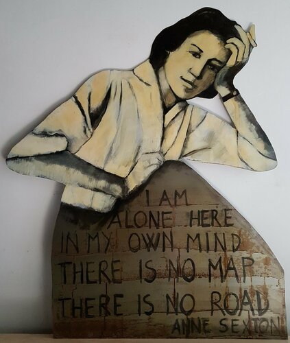 ANNE SEXTON par Rossana Borzelli, Autres supports en vente sur Singulart