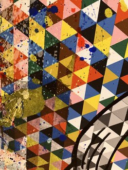Mona Lisa Geometry Misako Street Art