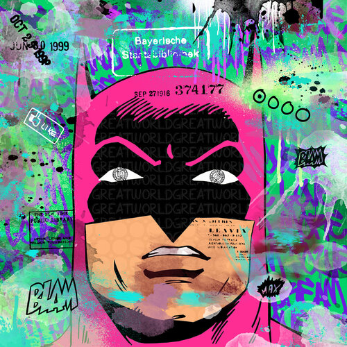 Pink Up par Misako Street Art, Peinture en vente sur Singulart