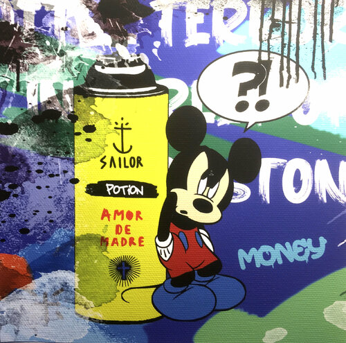 Eau de mer en spray di Misako Street Art, Pittura in vendita su Singulart