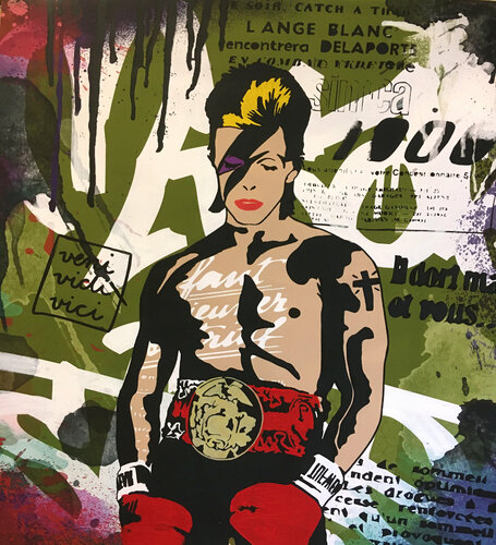Bowie Boxer Misako Street Art