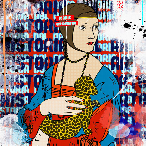 Iconic Woman 2 par Misako Street Art, Peinture en vente sur Singulart