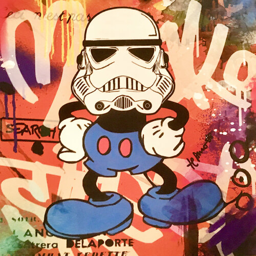 Trooper Star von Misako Street Art, Malerei kaufen auf Singulart