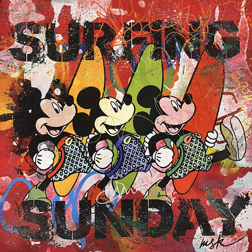 Sunday Morning par Misako Street Art, Peinture en vente sur Singulart