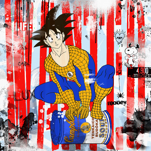 Crystal Ball Man by Misako Street Art, Painting for Sale on Singulart