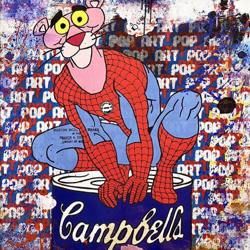 Spider Panther Misako Street Art