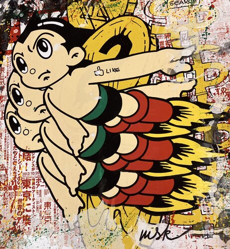 Vers l'infini et au delà Misako Street Art