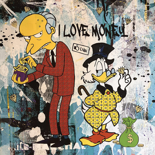Money Lovers Misako Street Art