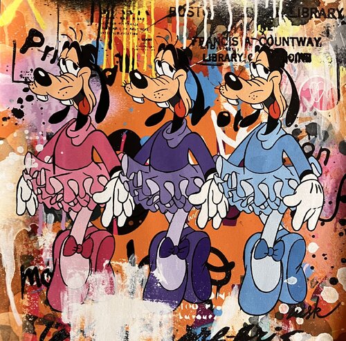 Le bal by Misako Street Art, Painting for Sale on Singulart