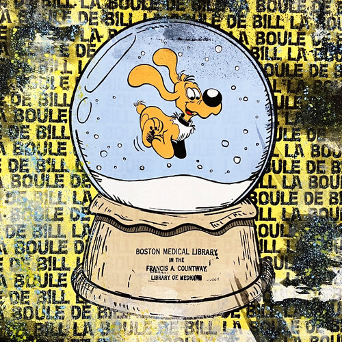 La boule de Bill von Misako Street Art, Malerei kaufen auf Singulart