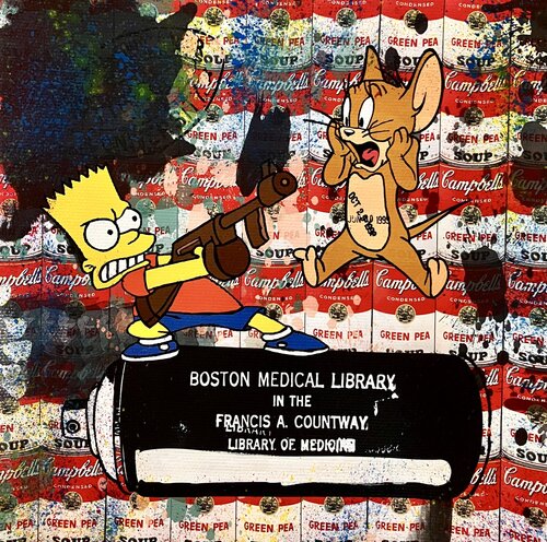 En joue van Misako Street Art, Schilderij te koop op Singulart