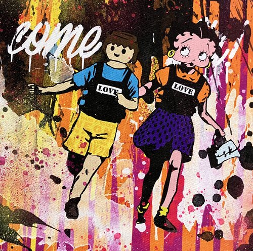 La course poursuite Misako Street Art