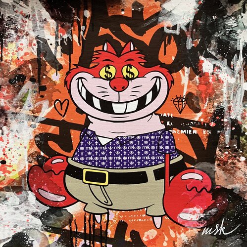 Cat Crab von Misako Street Art, Malerei kaufen auf Singulart
