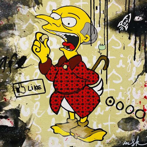 I like money von Misako Street Art, Malerei kaufen auf Singulart