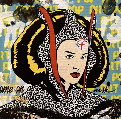 Come on girl von Misako Street Art, Malerei kaufen auf Singulart