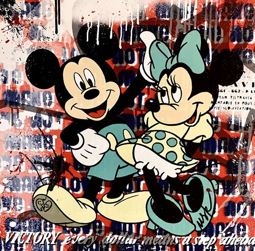 Les inséparables von Misako Street Art, Malerei kaufen auf Singulart