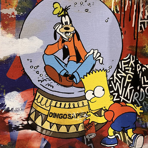 Dingosapien von Misako Street Art, Malerei kaufen auf Singulart