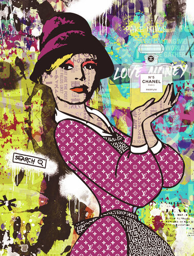 Un doux parfum de paradis di Misako Street Art, Pittura in vendita su Singulart