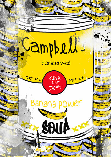 Banana Power di Misako Street Art, Pittura in vendita su Singulart