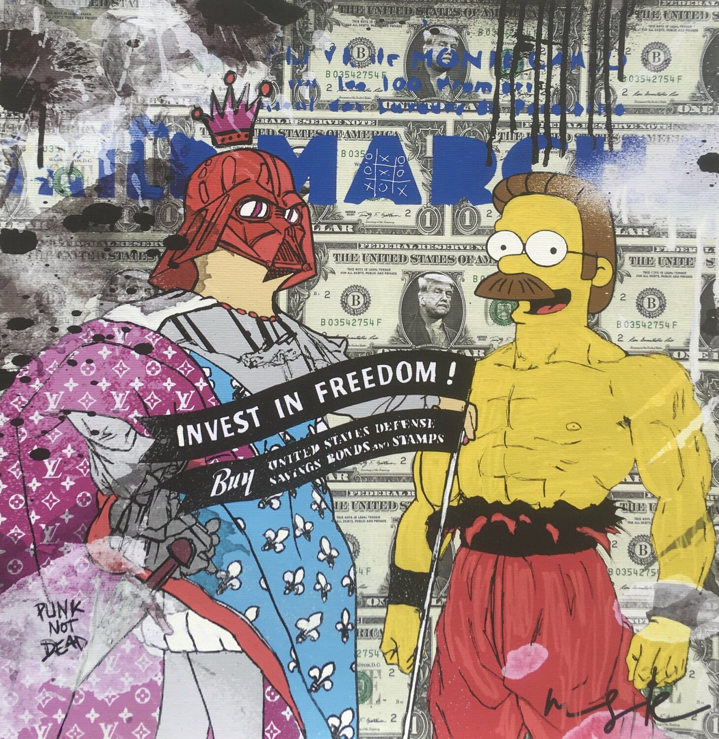 Duel au soleil Misako Street Art