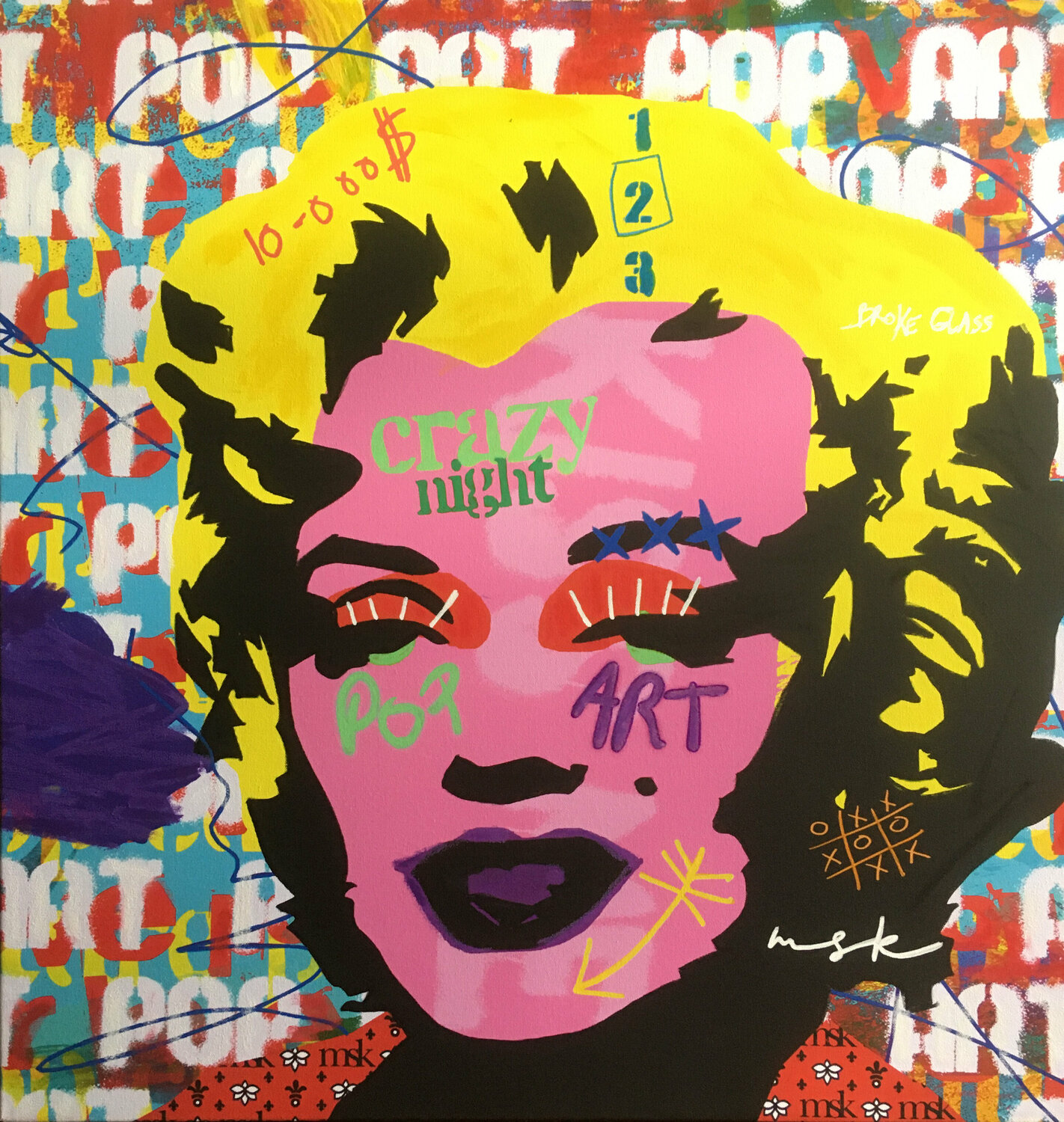 Marilyn Pop 1 Misako Street Art