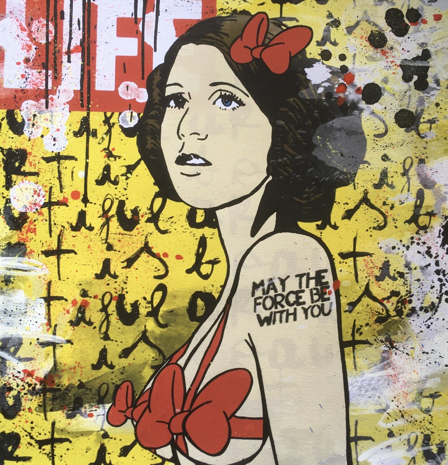 The girl Misako Street Art