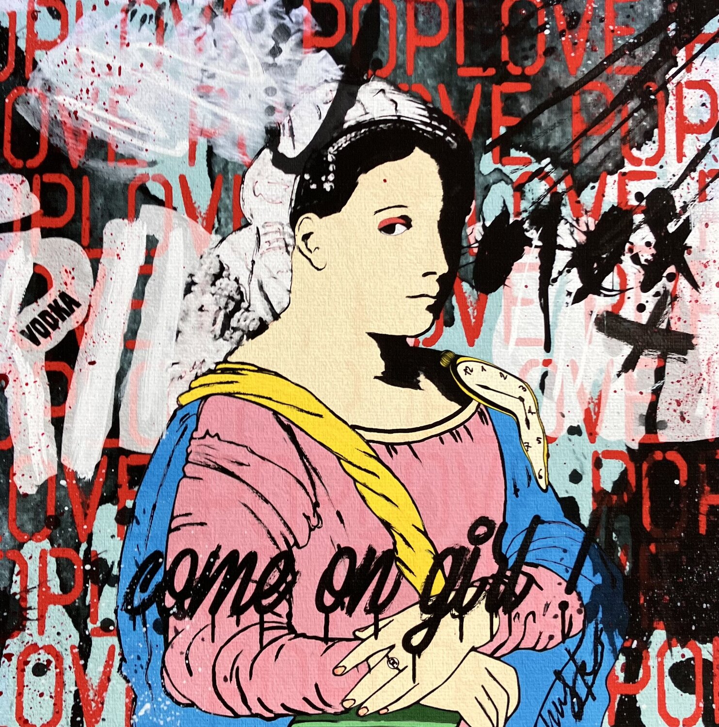Come on girl Misako Street Art