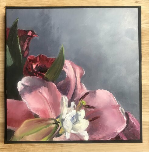 Icône fleurie 5 de Cécile Guth, Pintura a la venta en Singulart