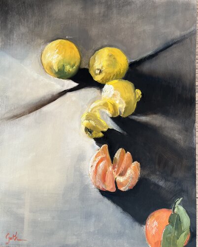Fruits d'hiver von Cécile Guth, Malerei kaufen auf Singulart