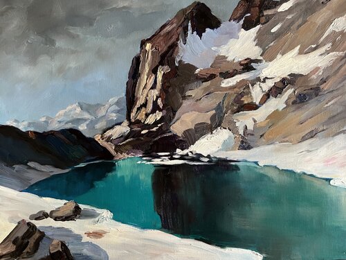 Dans les Ecrins - lac de l'Eychauda Cécile Guth