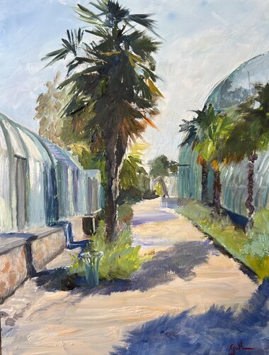 Les serres d'Auteuil van Cécile Guth, Schilderij te koop op Singulart