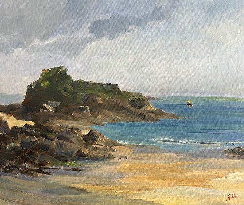 La plage de la Comtesse de Cécile Guth, Pintura a la venta en Singulart