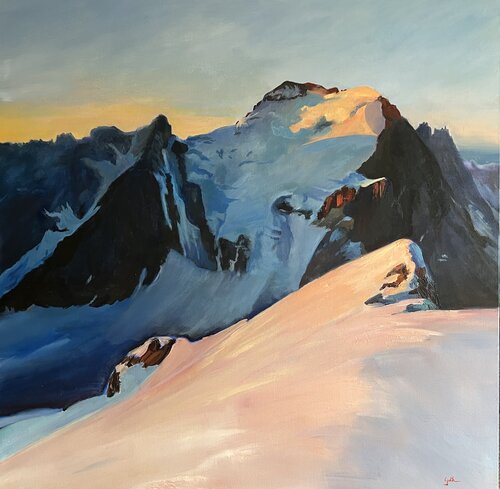 Le Mont Blanc de Cécile Guth, Pintura a la venta en Singulart