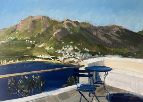Terrasse grecque van Cécile Guth, Schilderij te koop op Singulart