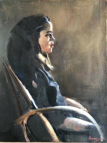 La brunette de Cécile Guth, Pintura a la venta en Singulart