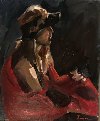 La belle Clémentine di Cécile Guth, Pittura in vendita su Singulart