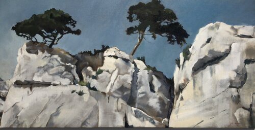 Incroyable résilience - Ces arbres qui nous ressemblent - van Cécile Guth, Schilderij te koop op Singulart