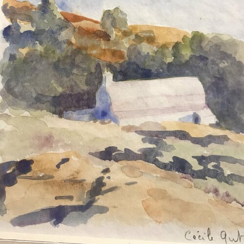 La chapelle de Cécile Guth, Obra en papel a la venta en Singulart