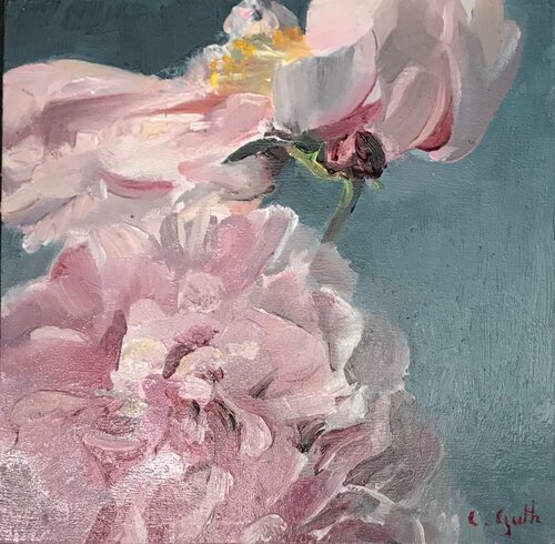 Icône fleurie II van Cécile Guth, Schilderij te koop op Singulart