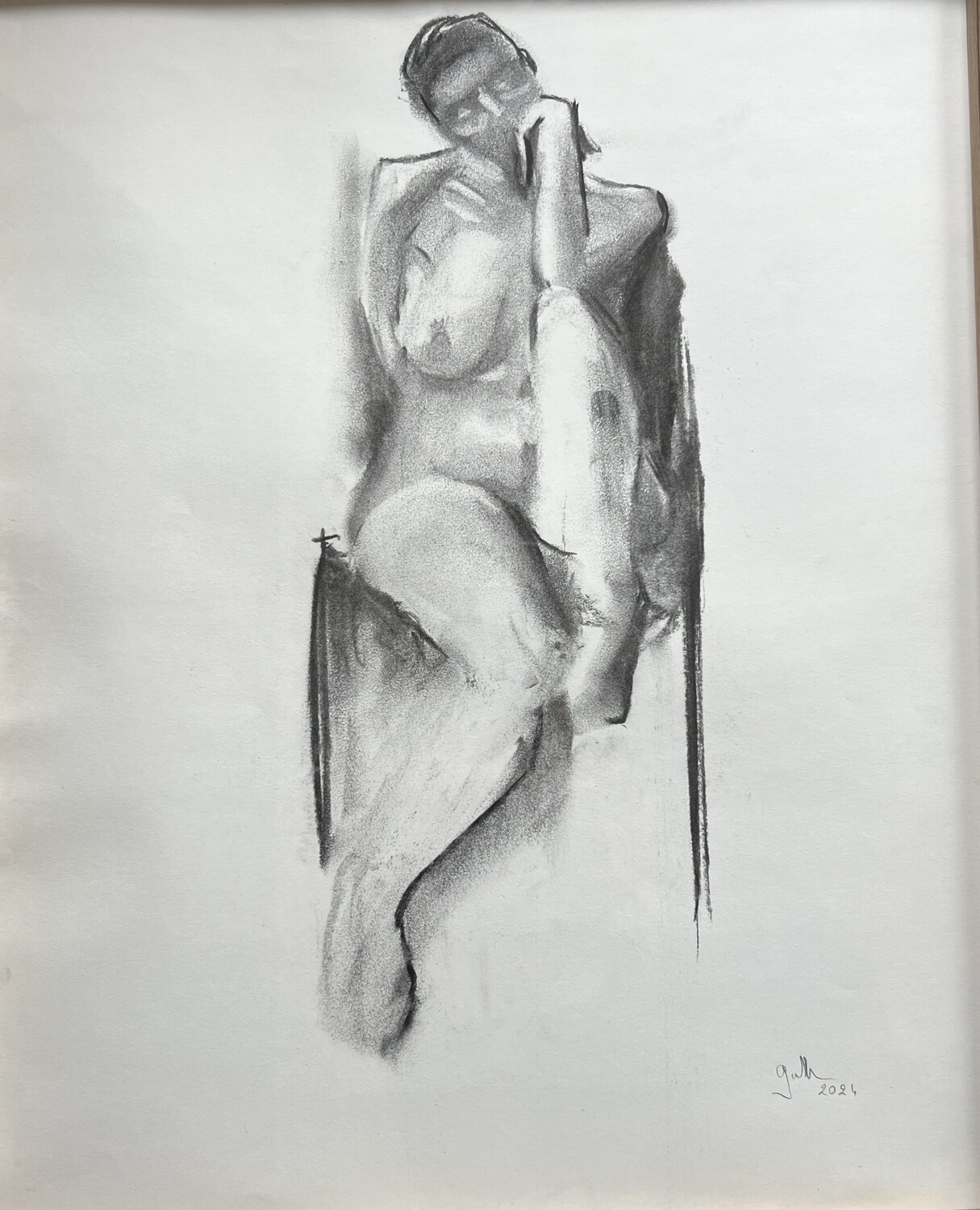 femme pensive Cécile Guth