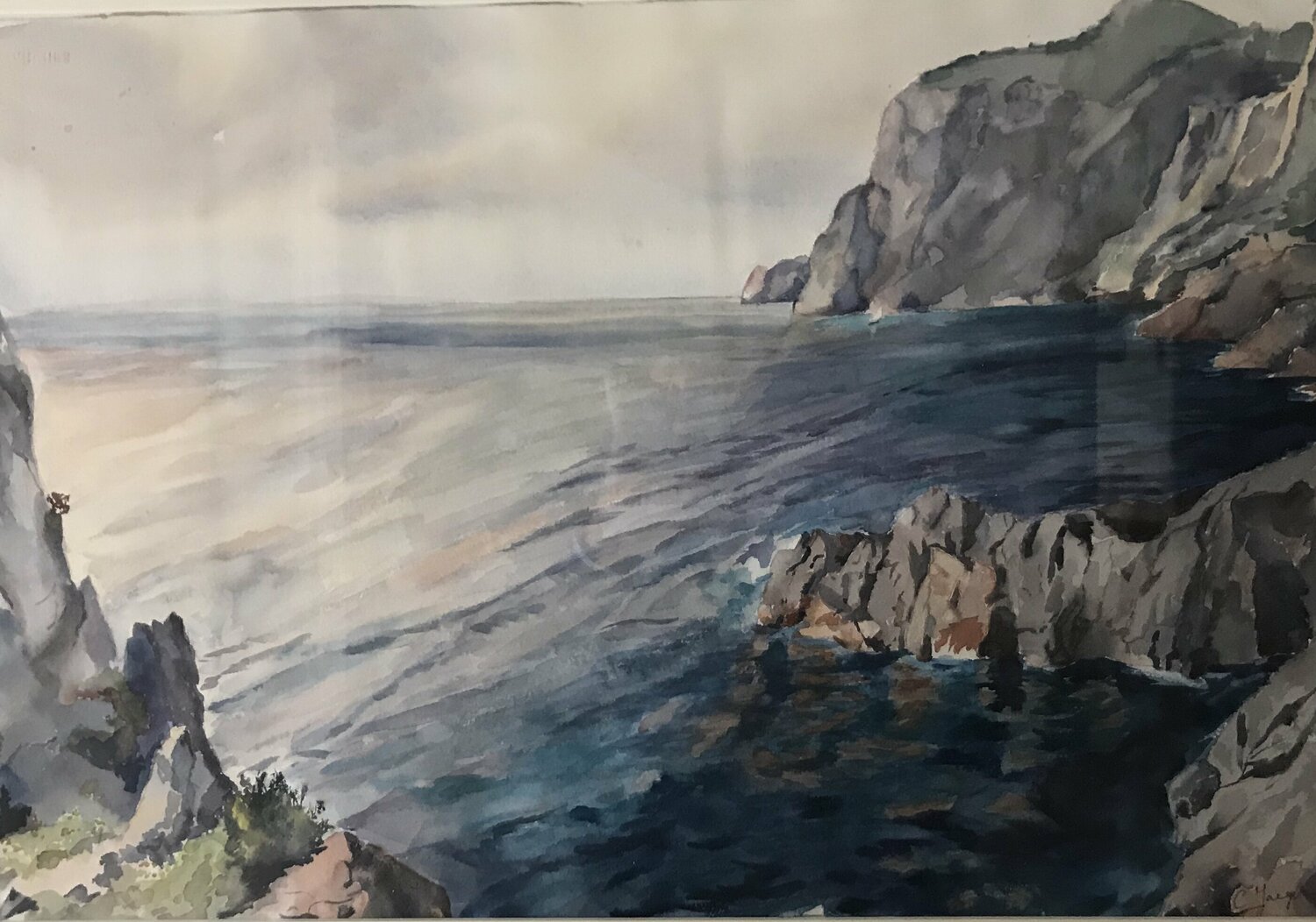Les rochers de Capri Cécile Guth
